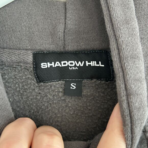 Shadow Hill Charcoal Gray Hoodie Sz S - Picture 4 of 4